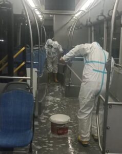 Otobüslerde Hijyenik Müdahale Operasyonu