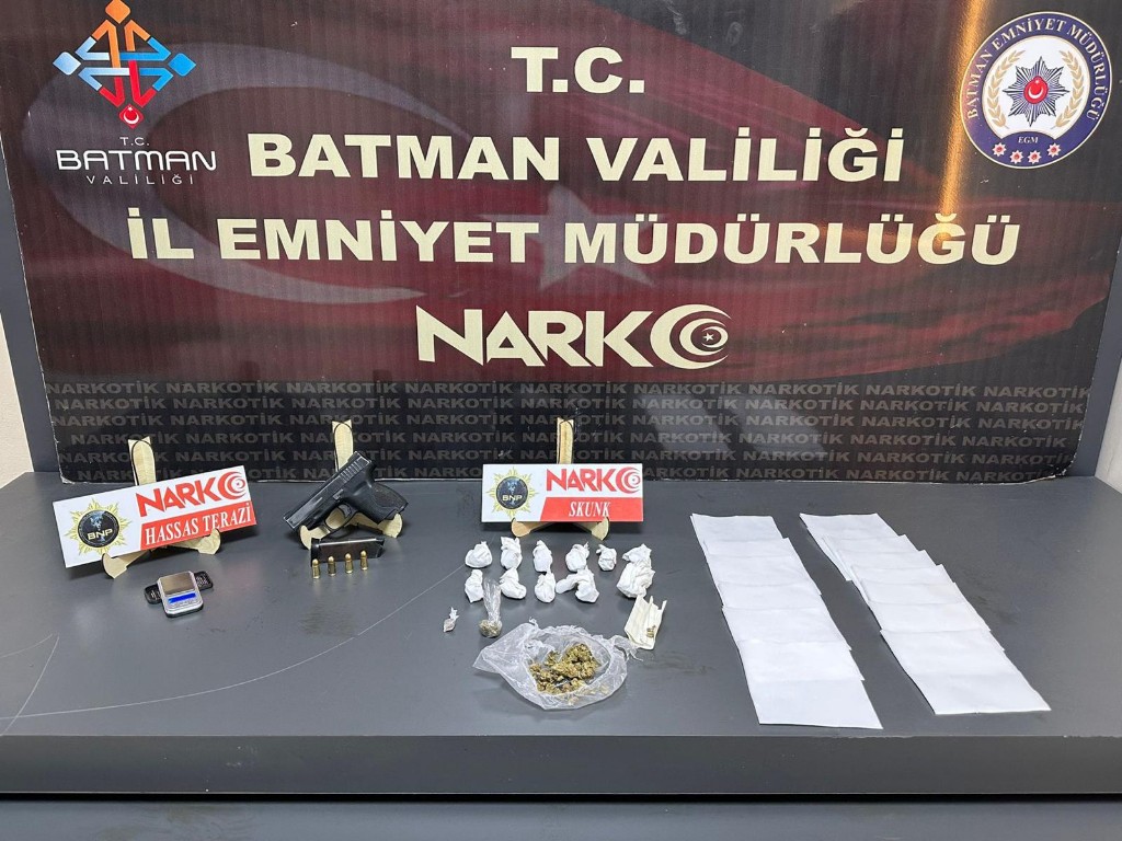 Batman’da Uyuşturucu Operasyonu 2 Kişi Tutuklandı