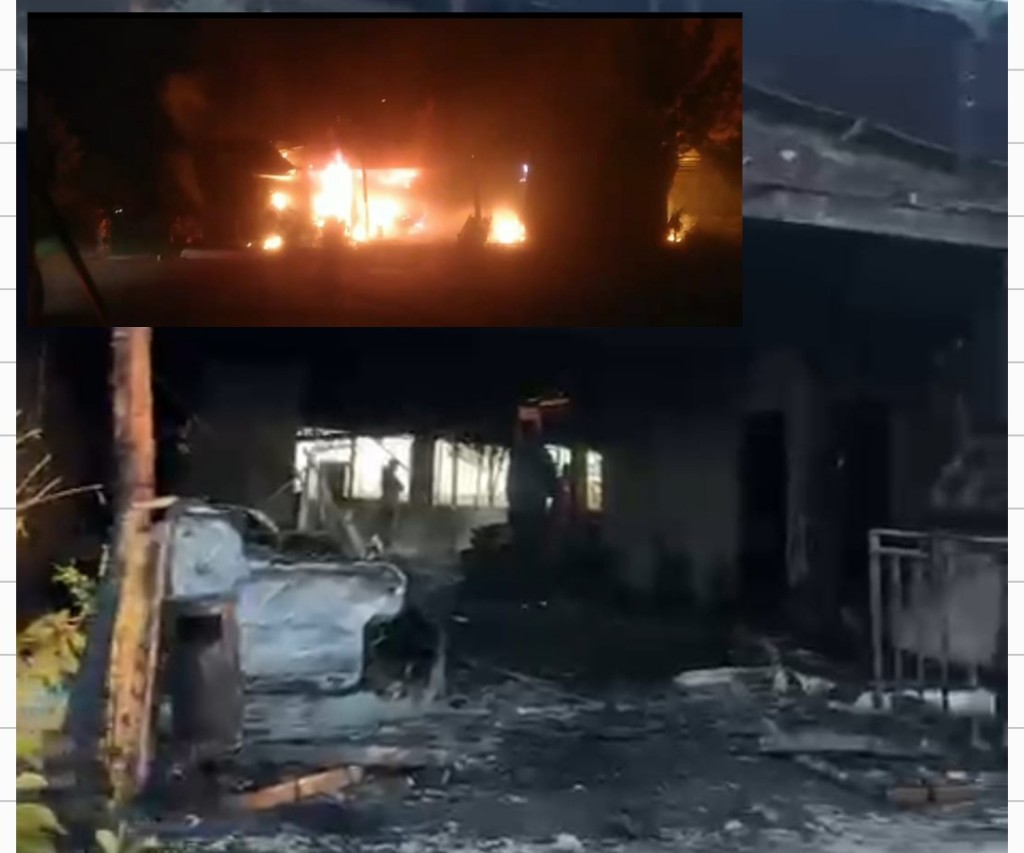 Bahçem Et Lokantasında Korkutan Yangın