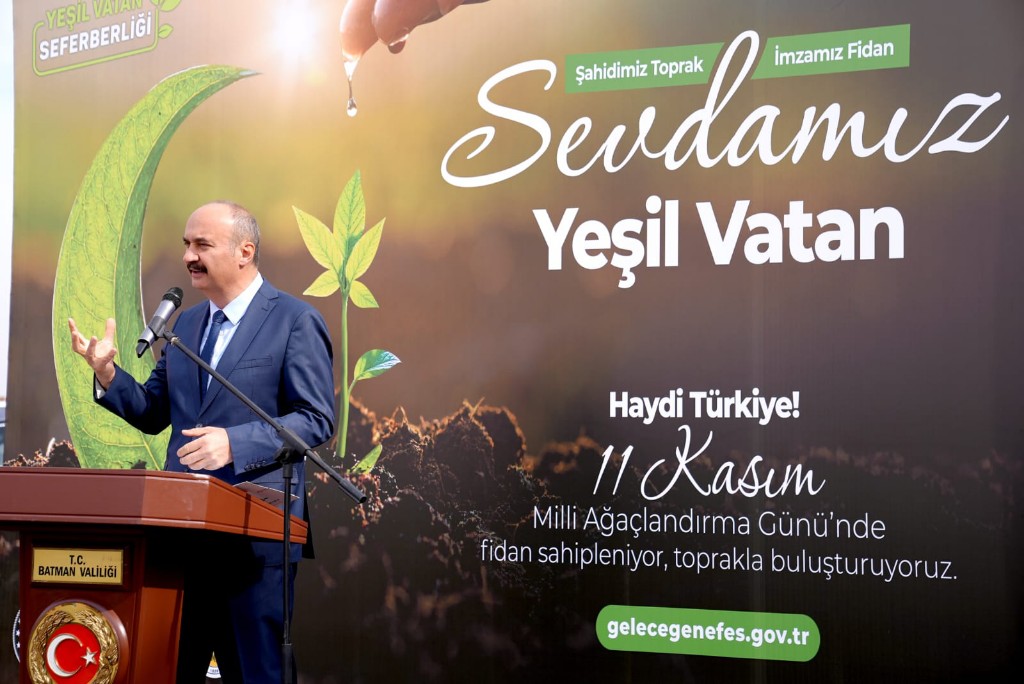 BUGÜN DİKİLEN FİDANLAR, YARIN BATMAN’I GÖLGELEYECEK