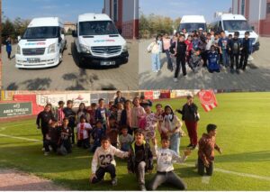 Şimşek Okul Servisi, Minik Taraftarların Yüzünü Güldürdü