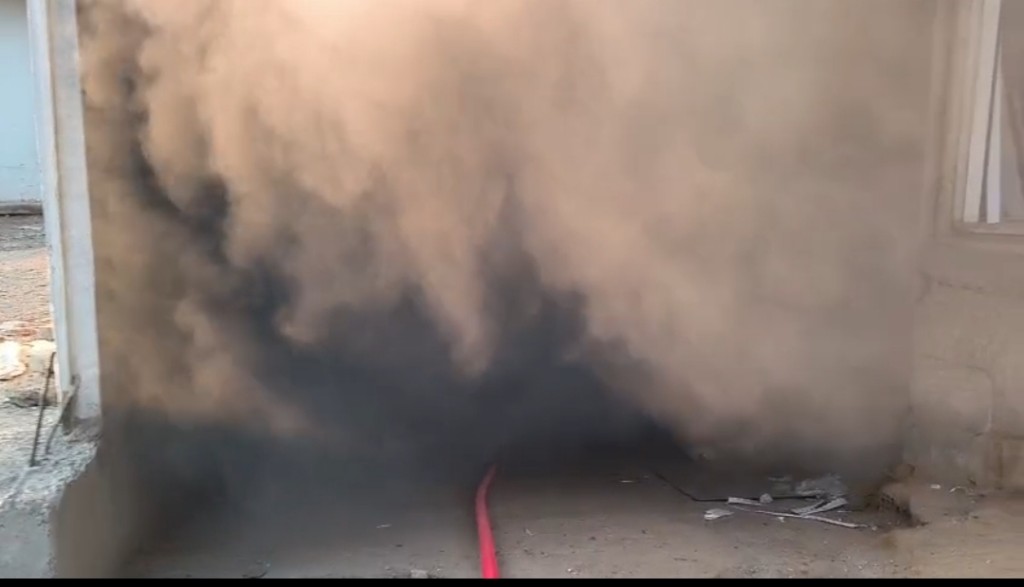 Mobilya Atölyesinde Bodrum Yangını Korkuttu