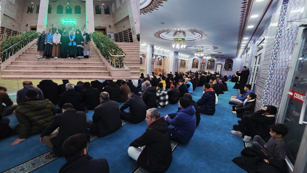 Kız Ve Erkek Öğrenciler Sabah Namazında Buluştu