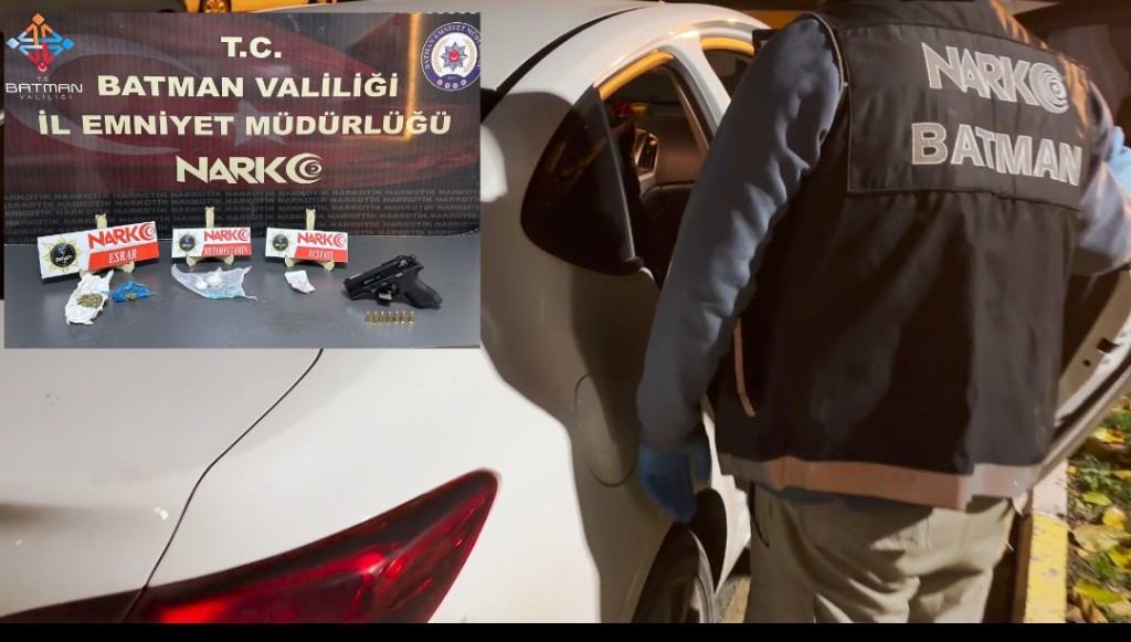 Batman’da Uyuşturucu ve Silah Operasyonu