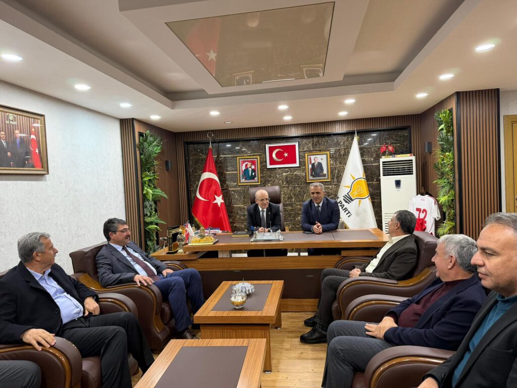 Bakan Şimşek’ten AK Parti Batman Teşkilatına Ziyaret