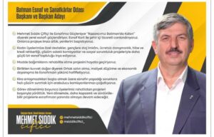 Mehmet Sıddık Çiftçi’den Esnafa Güçlü Destek Vurgusu