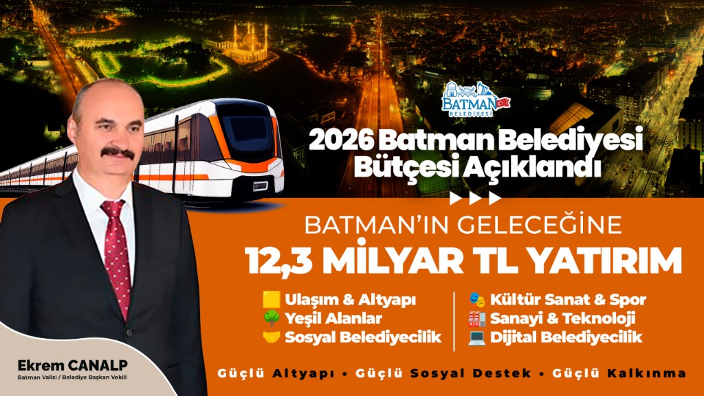 12,3 Milyar TL’lik Bütçe: Batman’da Yatırım Dönemi
