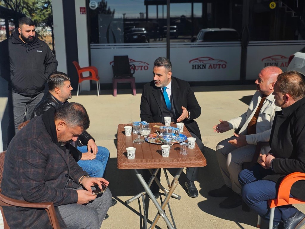 MHP Batman’da Sahaya İndi kapı kapı Esnafın Yanında