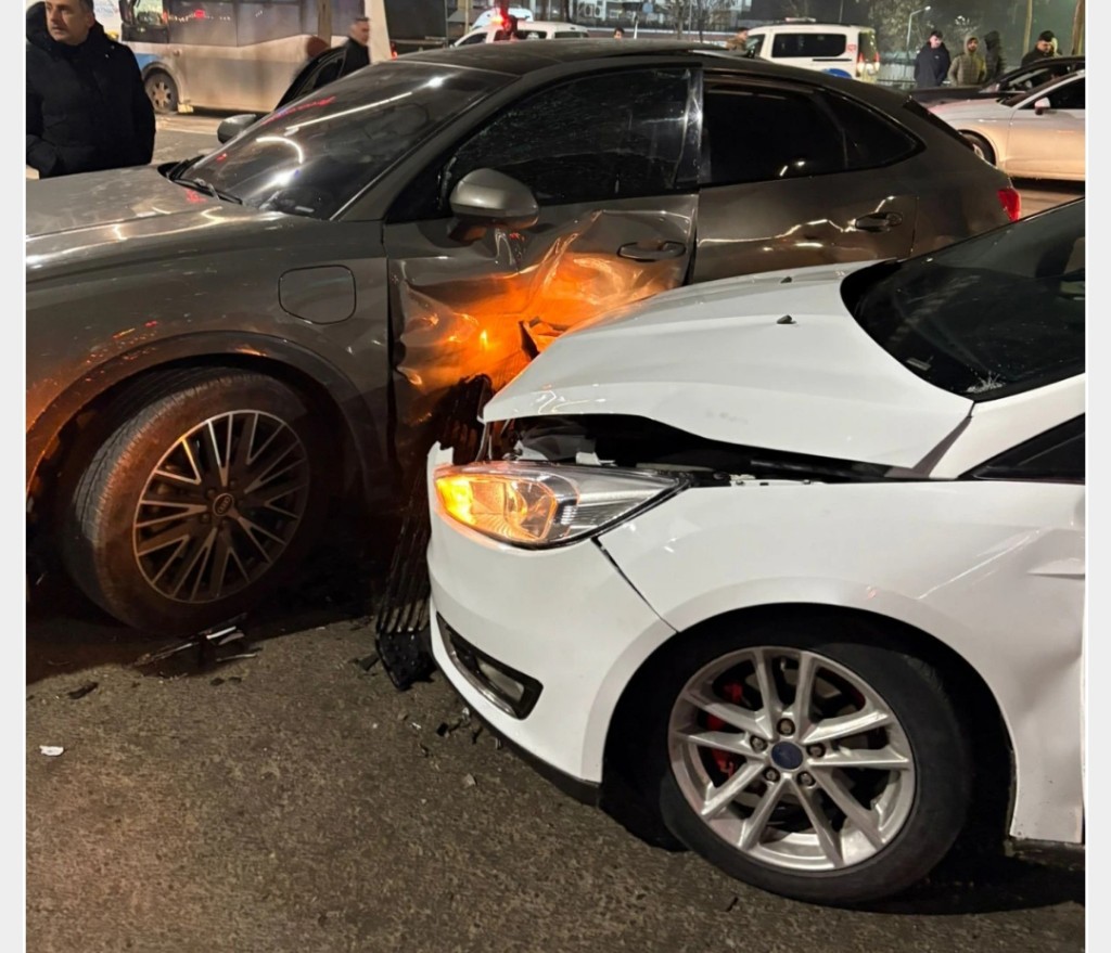 Turgut Özal Bulvarı’nda Buzlanma Kazası