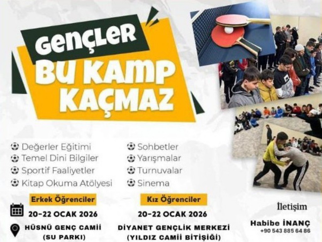 Sömestr Tatilinde Manevi Kamp Buluşması