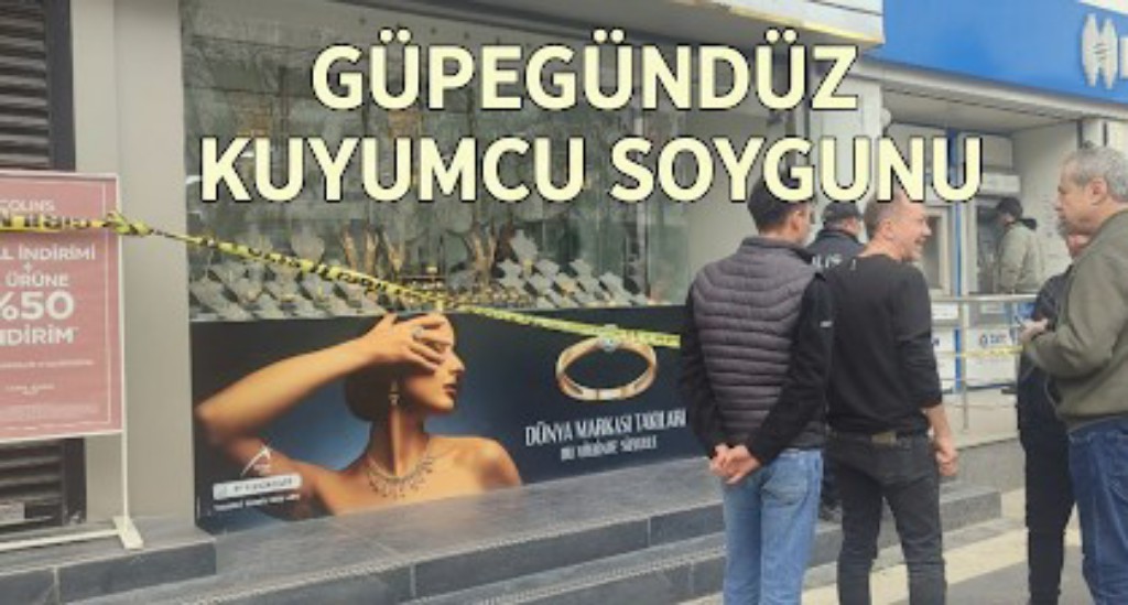Kuyumcuya Silahlı Soygun: 1 Kilo Altınla Kaçtılar