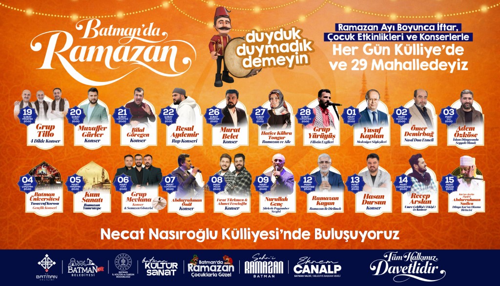 Batman’da Ramazan Bir Başka Güzel Olacak