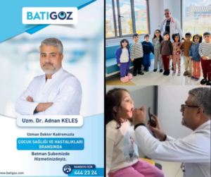 Batman’da Çocuk Sağlığı Artık Batıgöz’e Emanet