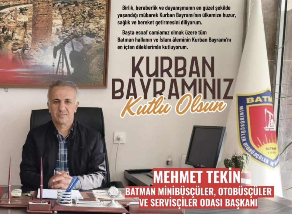 Başkan Yekin’den Kurban Bayramı Mesajı