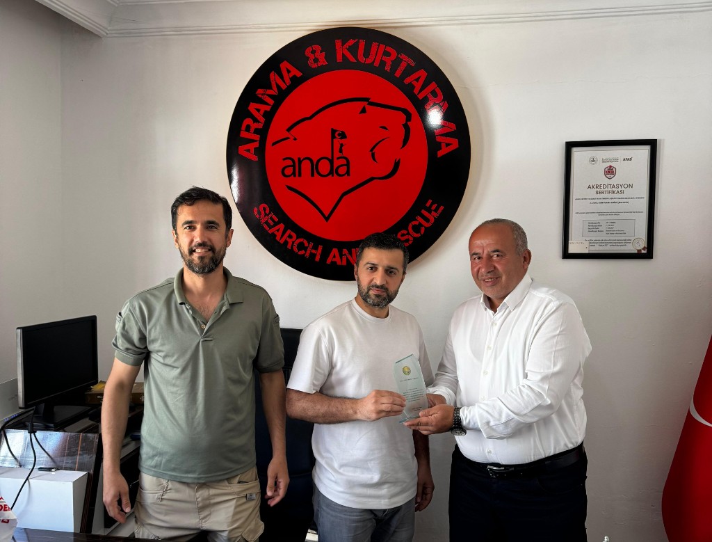 Bağlıca Köyü’nden ANDA Pkibine Teşekkür Plaketi