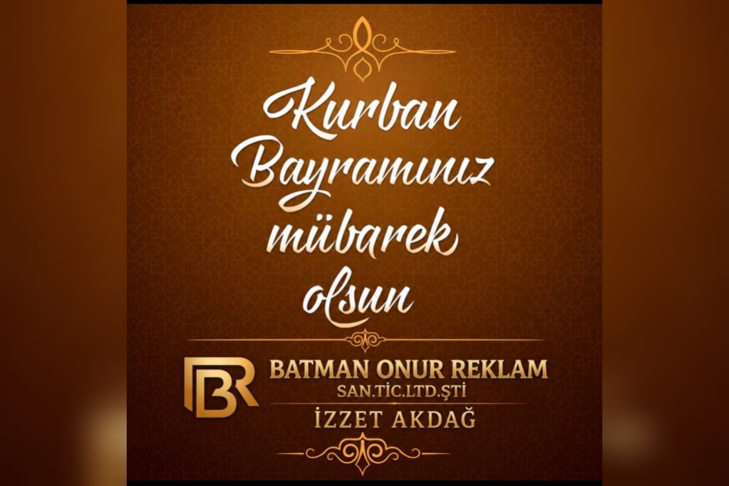 Onur Reklam İzzet Akdağ’dan Kurban Bayramı Mesajı