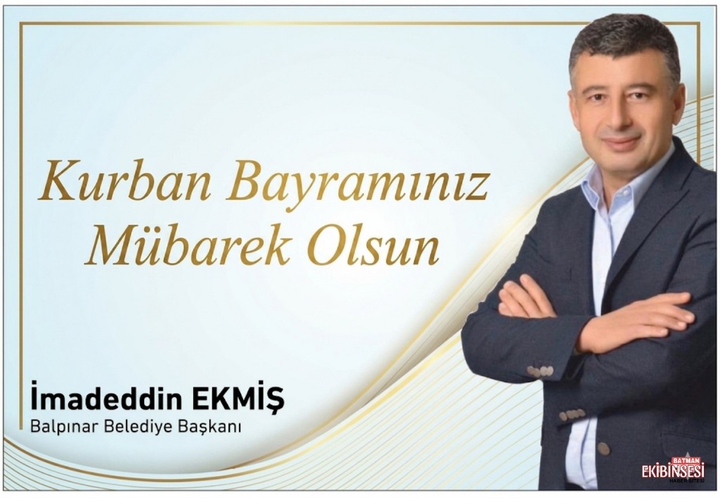 Başkan Ekmiş’ten Kurban Bayramı Mesajı