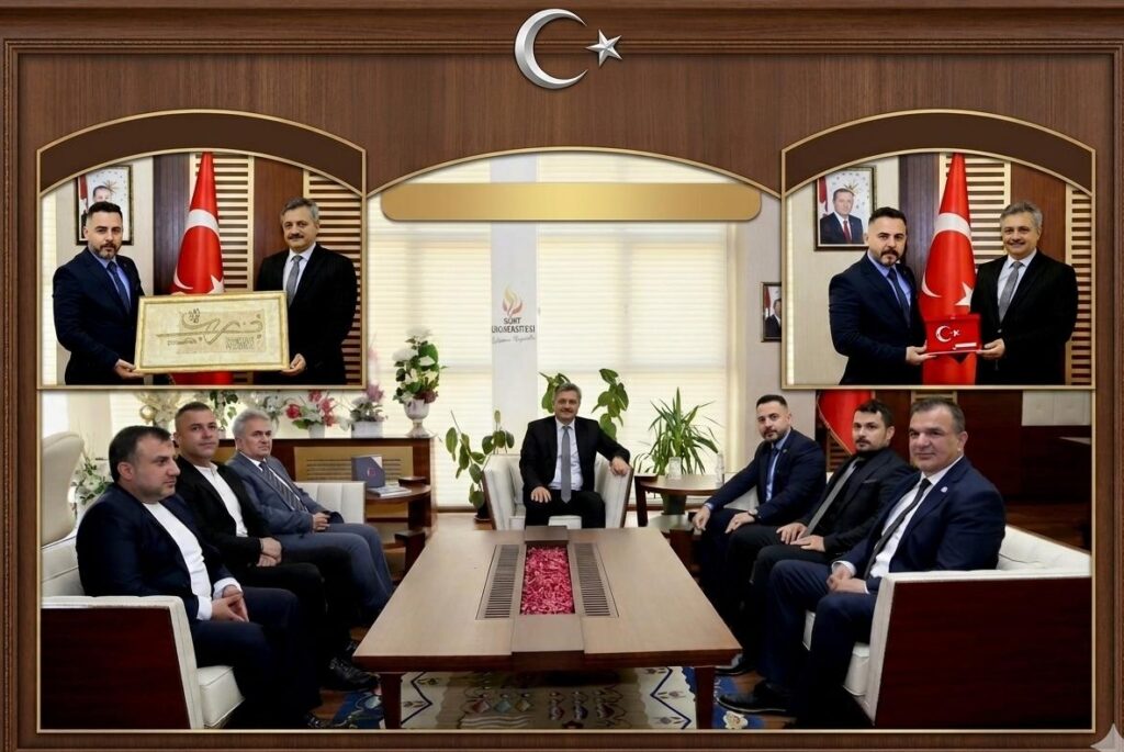 Şehit-Gazi Sen,den Siirt Rektörüne Anlamlı ziyaret