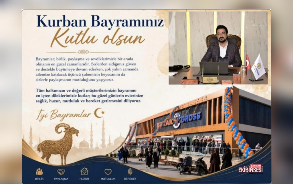 Başkan Öztürk’ten Kurban Bayramı Mesajı