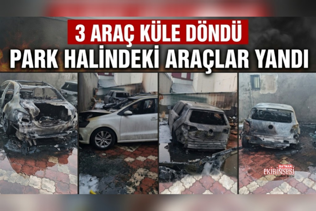 Geceyi Aydınlatan Araç Yangını