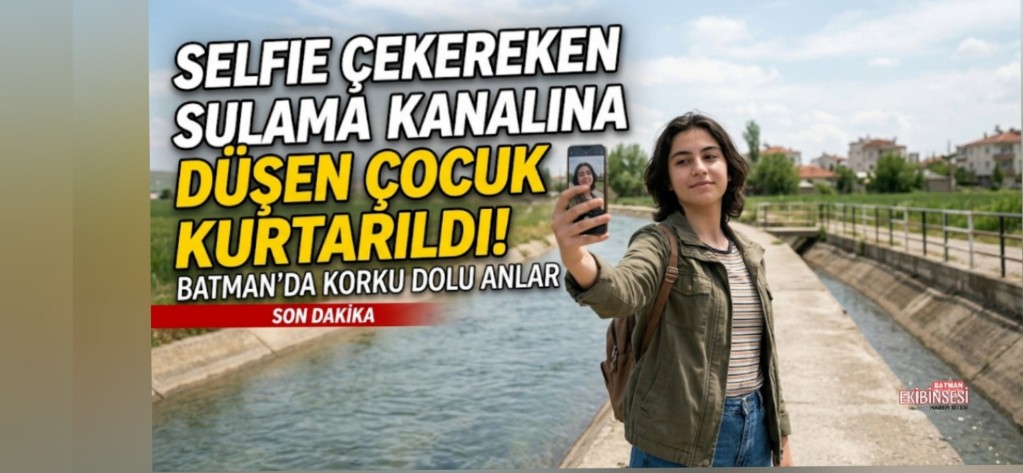 Selfie Çekmek İsterken Sulama Kanalına Düştü