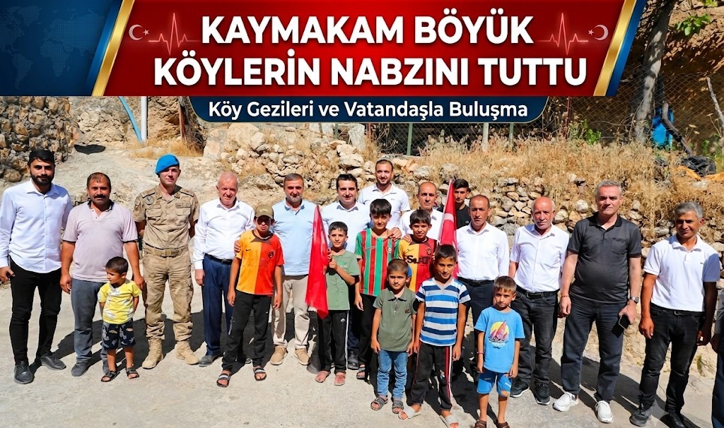 Hasankeyf Kaymakamı&nbsp; Böyük Köyleri Ziyaret Etti