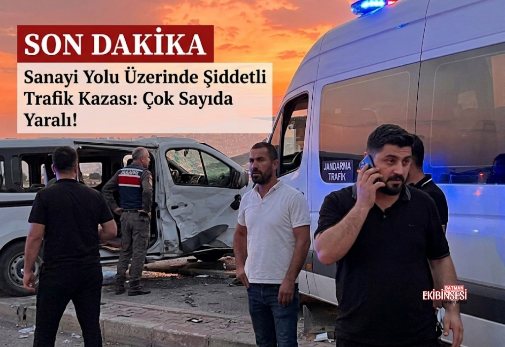 Batman Organize Yolunda Trafik Kazası: Çok Sayıda Yaralı Var