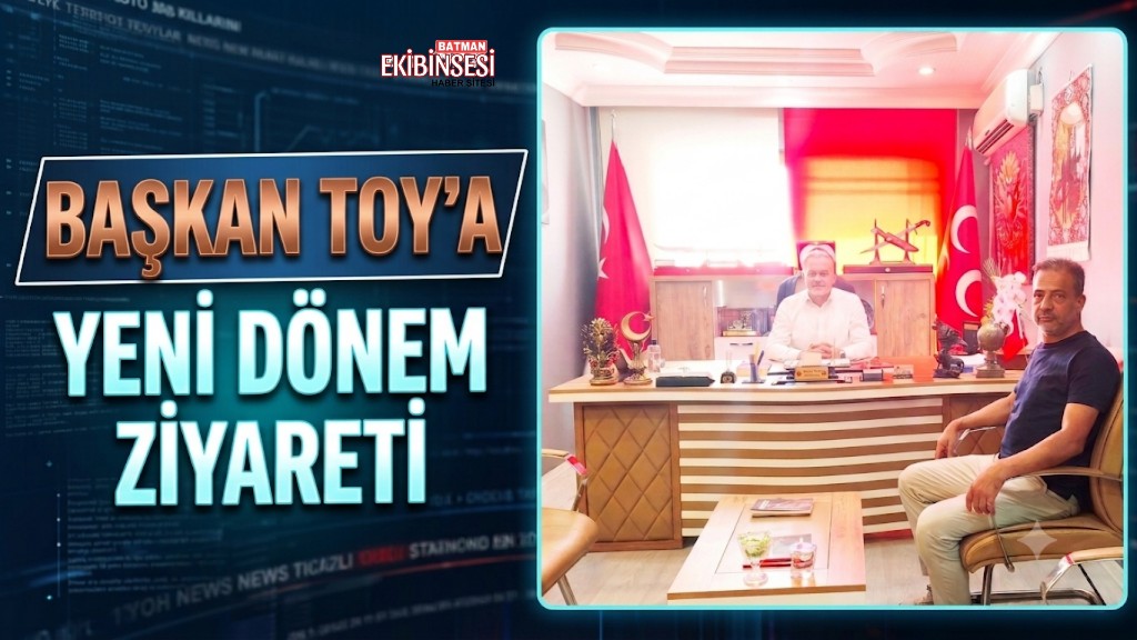 AKDAĞ’Dan MHP İlçe Başkanı TOY’a Tebrik Ziyareti