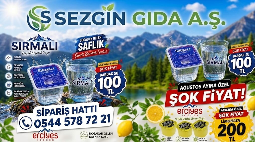 SEZGİN GIDA’DAN AĞUSTOS FIRSATI