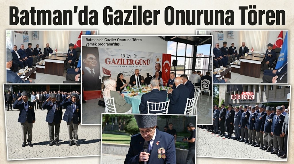 Batman’da Gaziler Günü Törenle Anıldı