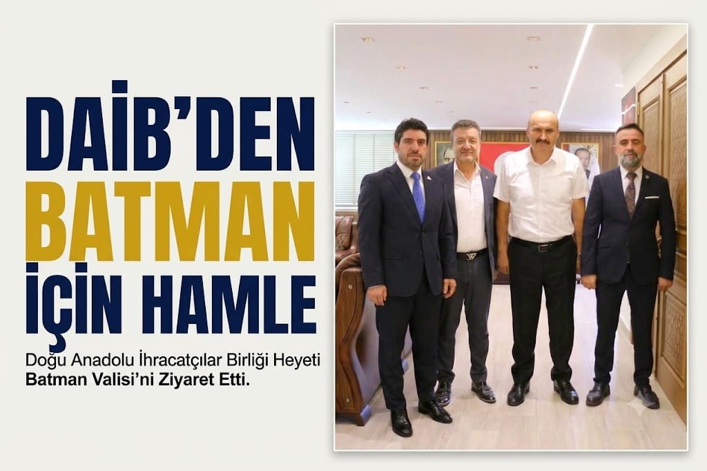 DAİB Heyetinden Vali Canalp’e Ziyaret