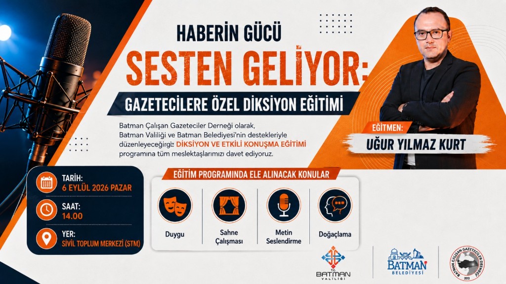 Çalışan Gazeteciler Diksiyon Eğitiminde Son Oturum