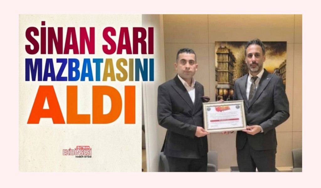 Sinan Sarı Göreve Resmen Başladı