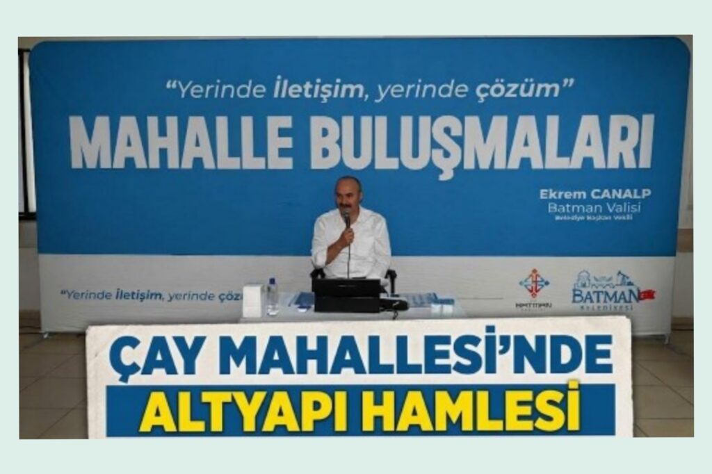 Çay Mahallesi’nde Altyapı Sorunları Gündemde