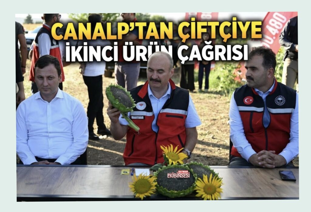 Canalp: Batman’da Aynı Tarladan Yılda İki Ürün Alınabilir
