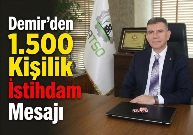 Demir: Sera OTB Batman Tarımında Yeni Bir Dönemin Kapısını Aralıyor