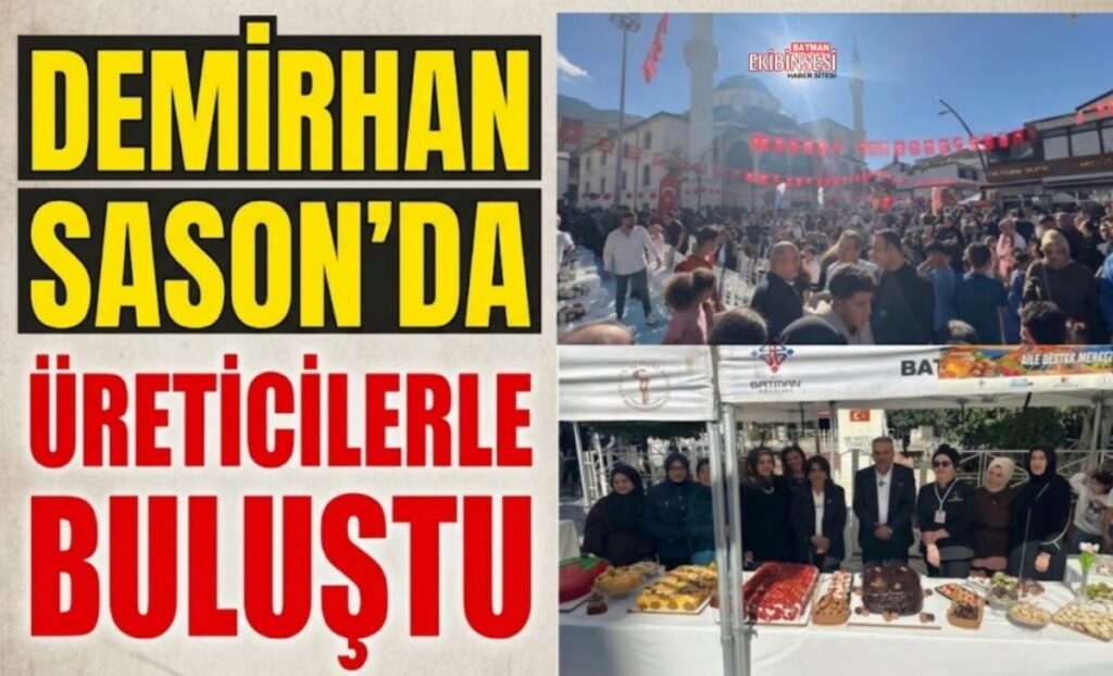 Bayram Demirhan Sason’da İş Dünyasıyla Buluştu