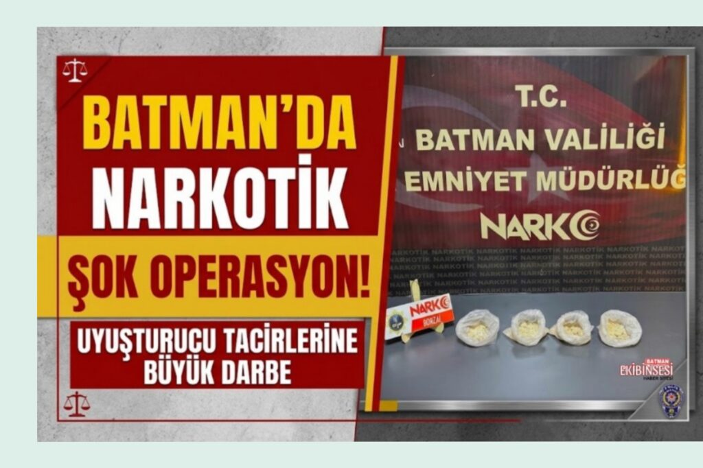 Batman’da Araçtan 400 Gram Sentetik Kannabinoid Çıktı